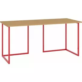 Стол Board 160x70 красные ножки