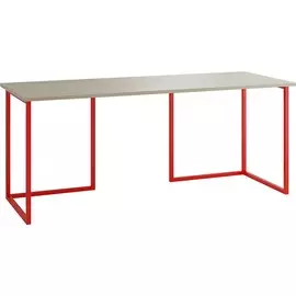 Стол Board 180x70 красные ножки