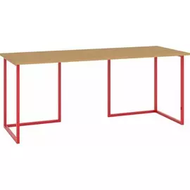 Стол Board 180x70 красные ножки