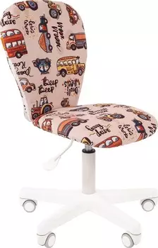 Стул компьютерный детский Chairman Kids 105 автобусы