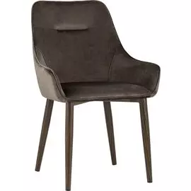 Стул-кресло Диана коричневые ножки