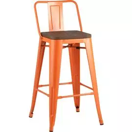 Стул полубарный Tolix Dark Wood LB 65