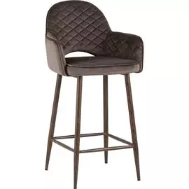 Стул полубарный Венера диамант черные ножки