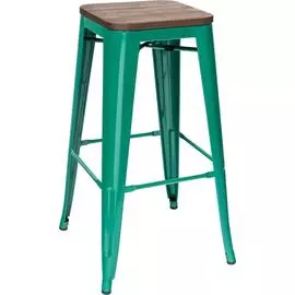 Табурет барный Tolix Dark Wood 75