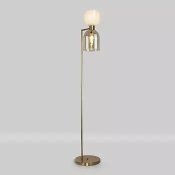 Торшер Eurosvet Tandem 01085/2 латунь