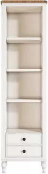 Узкий стеллаж Odri с ящиками в стиле Прованс