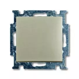 Выключатель одноклавишный ABB Basic55 10A 250V шампань 2CKA001012A2164