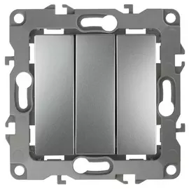 Выключатель трехклавишный ЭРА 12 10AX 250V 12-1107-03 Б0014671