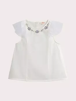 Блузка с коротким рукавом для девочки