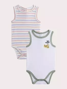 Боди без рукавов, 2 шт. для малыша