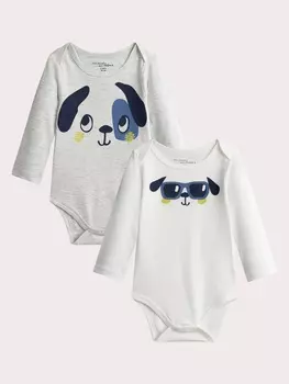 Боди с длинным рукавом, 2 шт. для малыша