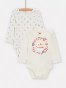 Боди с длинным рукавом, 2 шт. для малышки