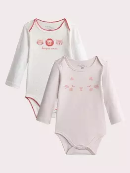 Боди с длинным рукавом, 2 шт. для малышки