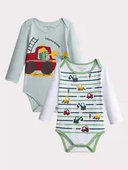 Боди с длинным рукавом, 2 шт. для малыша