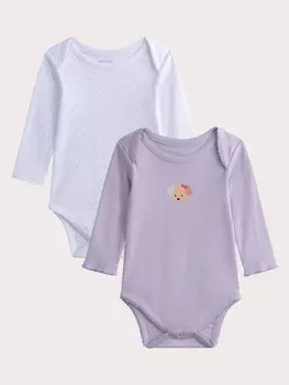 Боди с длинным рукавом, 2 шт. для малышки