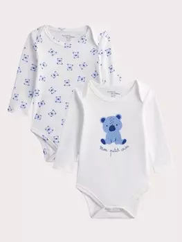 Боди с длинным рукавом, 2 шт. для малыша