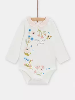 Боди с длинным рукавом для малышки