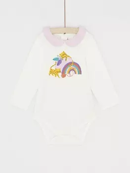 Боди с длинным рукавом для малышки