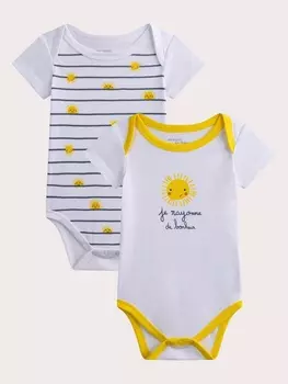 Боди с коротким рукавом, 2 шт. для малыша