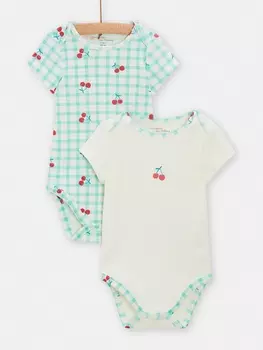 Боди с коротким рукавом, 2 шт. для малышки
