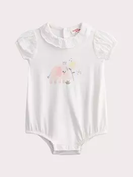Боди с коротким рукавом для малышки