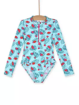 Купальник с длинным рукавом для девочки