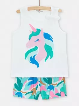 Пижама (футболка+шорты) для девочки