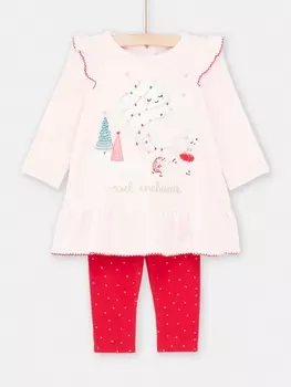 Пижама с длинным рукавом для малышки