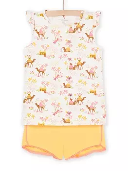 Пижама с коротким рукавом для девочки