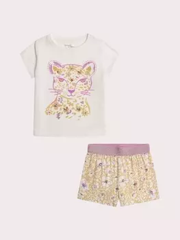 Пижама с коротким рукавом для девочки