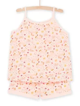 Пижама с коротким рукавом для девочки