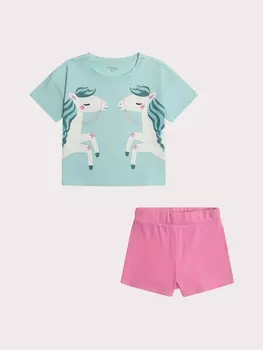 Пижама с коротким рукавом для девочки