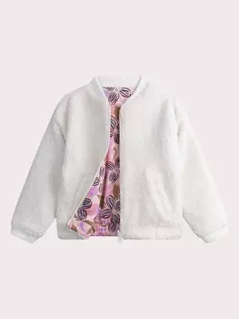 Толстовка на молнии двусторонняя для девочки