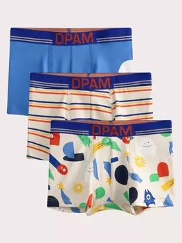 Трусы-боксеры, 3 шт. для мальчика