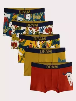 Трусы-боксеры, 5 шт. для мальчика