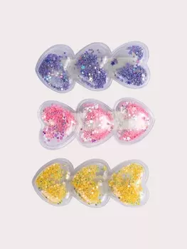 Заколки для волос, 3 шт. для девочки