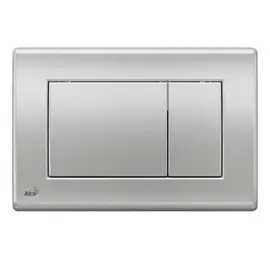 Кнопка смыва Alcaplast M272 пластик матовый xром M272