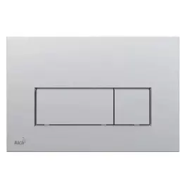 Кнопка смыва Alcaplast M572 пластик матовый хром M572