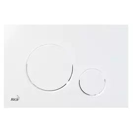 Кнопка смыва Alcaplast M670 пластик белая M670