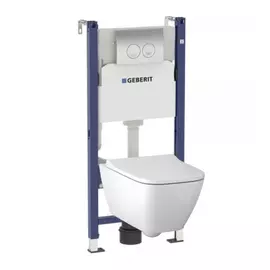 Комплект Geberit Smyle: 458.124.21.1 + 500.210.01.1 + 500.979.01.1 500.124.smyle