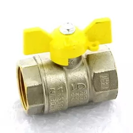 Кран газовый Pride LD ВВ 3/4" полнопроходной бабочка LD 47.350.20