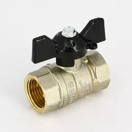 Кран Pride LD НВ 1/2" полнопроходной бабочка с разъемным соединением LD 47.306.15