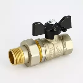 Кран Pride LD ВВ 1/2" полнопроходной бабочка LD 47.300.15