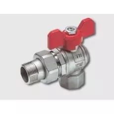 Кран шаровой для коллектора полнопроходной Tiemme 1/2"" прямой резьба наружная/внутренняя ISO228 2120155