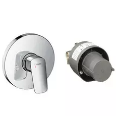 Смеситель для душа HansGrohe HG Logis (внешняя и скрытая часть) хром 71666000