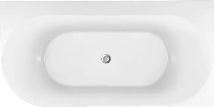 Акриловая ванна Allen Brau Priority 170x78 2.31004.21B правая, белая