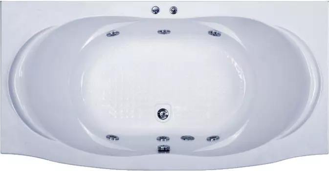 Акриловая ванна Bas Фиеста 194х90 без гидромассажа