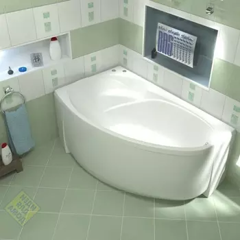 Акриловая ванна Bas Флорида 160х90 без гидромассажа L