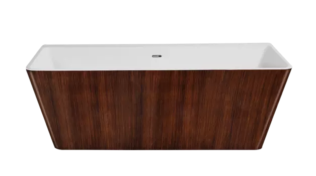 Акриловая ванна Lagard Vela Brown Wood 168x80