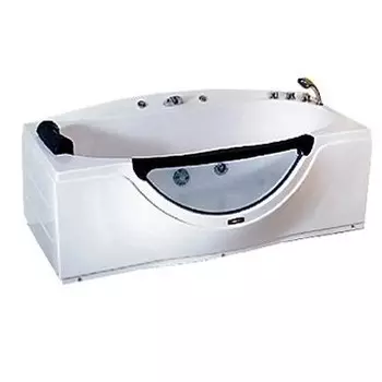 Акриловая ванна Loranto 168x90 CS-832 RH с гидромассажем, белая